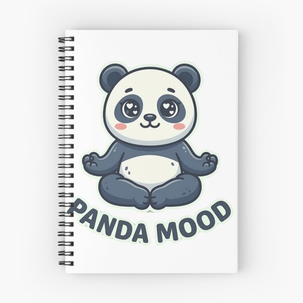 Aperçu de l'œuvre Panda Mood Mignon Méditation Panda Drôle Design de Panda créée et vendue par SarcasmThreads.