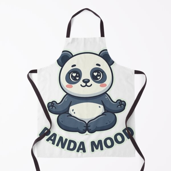 Item preview, Panda Mood Cute Meditation Panda Funny Panda Design designed and sold by SarcasmThreads.