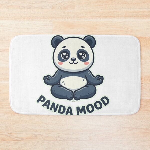 Item preview, Panda Mood Cute Meditation Panda Funny Panda Design designed and sold by SarcasmThreads.
