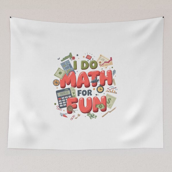 Item preview, Mortgage & Finance Humor Theme Design –I Do Math For Fun designed and sold by StylePrynt.