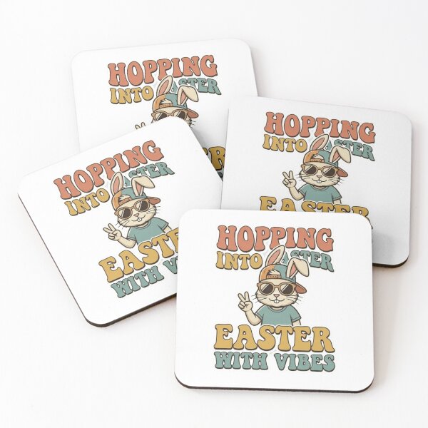 Item preview, Retro Hopping Into Easter With Vibes Cool Bunny Sunglasses designed and sold by Wear Sculpt.