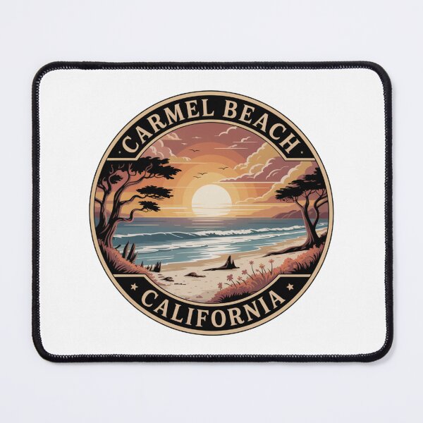 Item preview, Carmel Beach California: Twin Cypress Sunset designed and sold by CircinusStore.