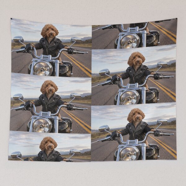 Item preview, Cockapoo Biker on the Open Road designed and sold by Paul Thompson Photography.