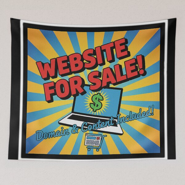 Item preview, Announcement Cart WEBSITE FOR SALE! DOMAIN AND CONTENT INCLUDED! designed and sold by Giulivo Store Graphic.