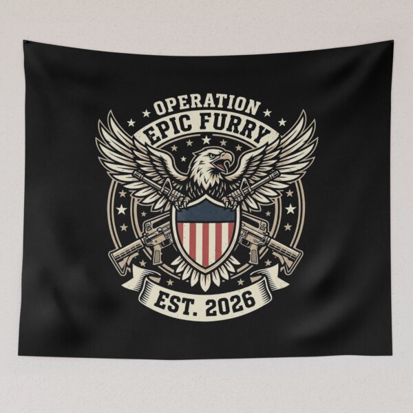 Item preview, operation epic fury  designed and sold by sanorabenoit.
