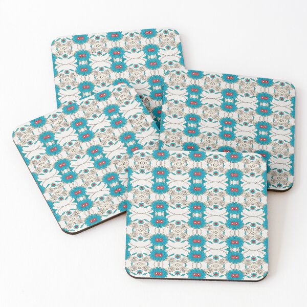 Item preview, Blue Blossom Geometric Pattern designed and sold by regiseti.