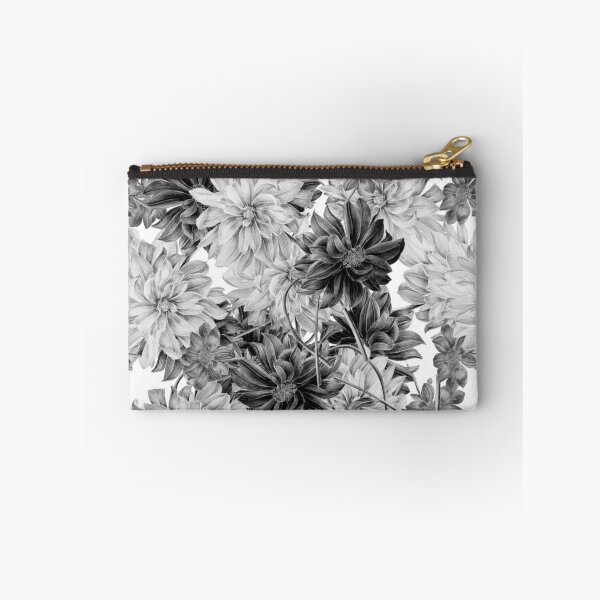 Item preview, Black and White Vintage Flowers  designed and sold by PatternTitan.