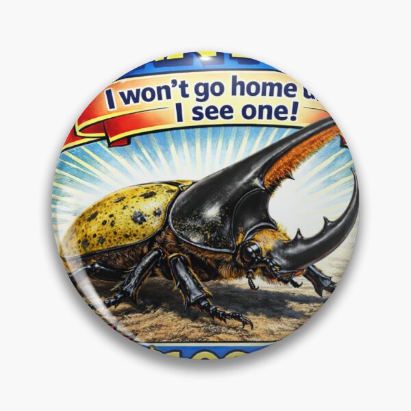 Item preview, Hercules Beetle WANTED Shirt – Dynastes Hercules Bug Hunter Tee – I Won’t Go Home Until I See One – Protect Their Wild Home designed and sold by Japanese Bug Hunter.