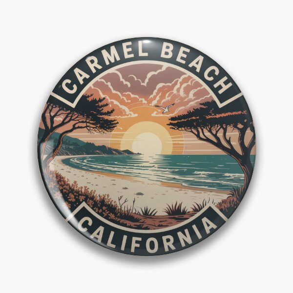 Item preview, Carmel Beach California: Twin Cypress Crescent Bay designed and sold by CircinusStore.