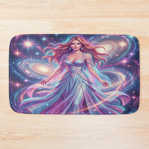Item preview, Cosmic Goddess in Shimmering Fantasy Light and Celestial Elegance designed and sold by FotoworldEdel.