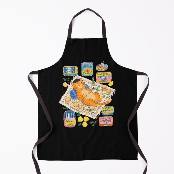 Item preview, Cute Orange Cat Tinned Fish Picnic French Beret designed and sold by Imaginationbeyond.