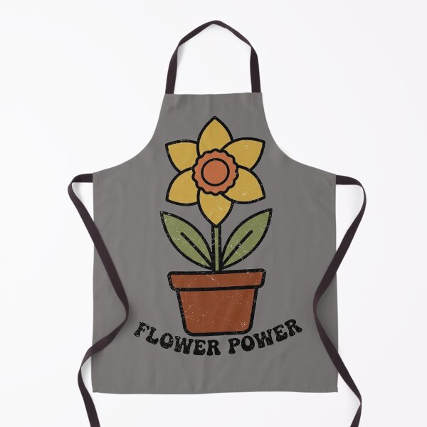 Item preview, Flower Power - Vintage Distressed Boho Floral Art designed and sold by The Bold Line Studio.