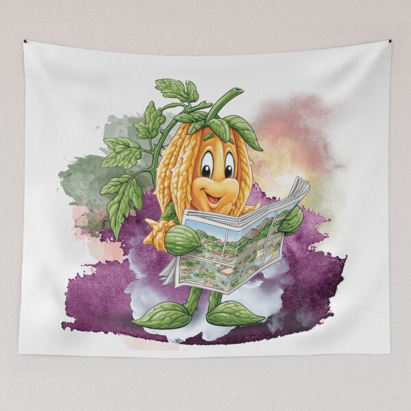 Item preview, Cute Corn Character Reading Newspaper | Funny Vegetable Cartoon designed and sold by ChenEngEng.