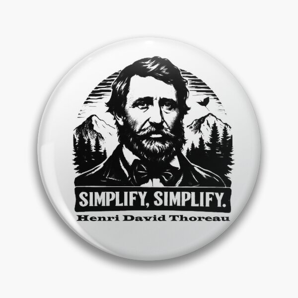 Item preview, Thoreau art work designed and sold by TheRebelGene.