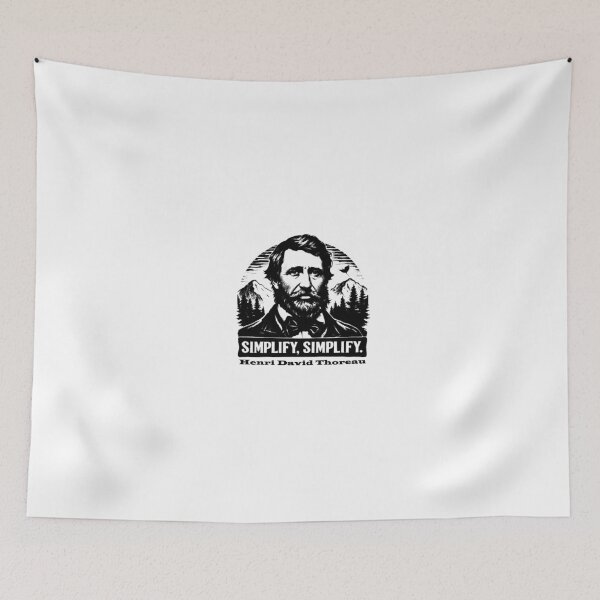 Item preview, Thoreau art work designed and sold by TheRebelGene.