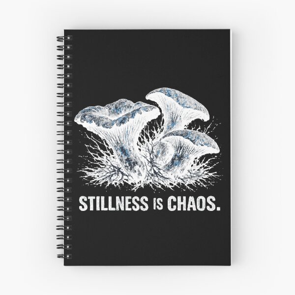 Item preview, Stillness is Chaos - Vintage Mushroom Mycelium Botanical Art designed and sold by nbg2012.