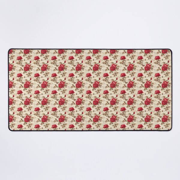 Item preview, Vintage Red Floral Pattern designed and sold by LouieVanille.
