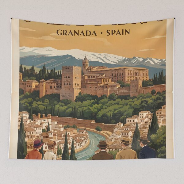 Item preview, Alhambra Travel Poster designed and sold by Robert Lacy.