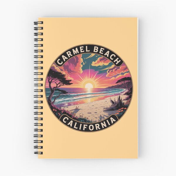 Item preview, Carmel Beach California: Colorful Twin Cypress designed and sold by CircinusStore.