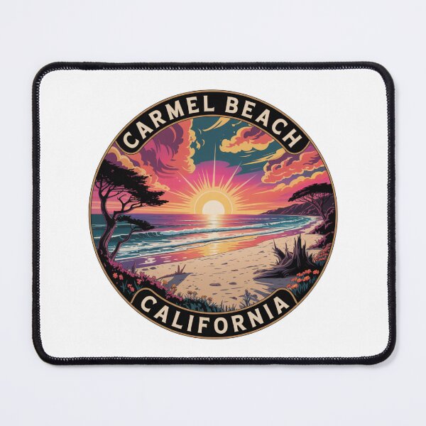 Item preview, Carmel Beach California: Colorful Twin Cypress designed and sold by CircinusStore.