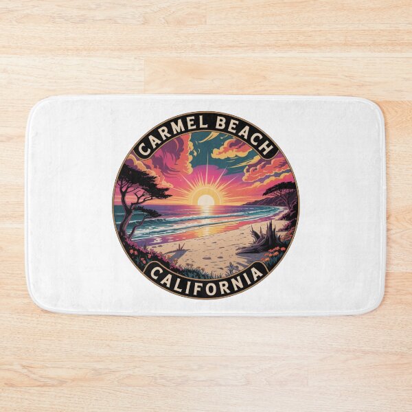 Item preview, Carmel Beach California: Colorful Twin Cypress designed and sold by CircinusStore.