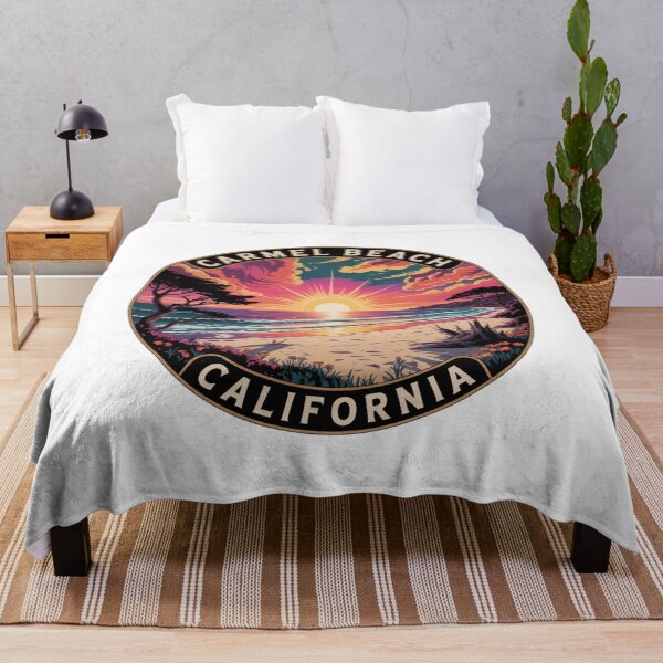 Item preview, Carmel Beach California: Colorful Twin Cypress designed and sold by CircinusStore.