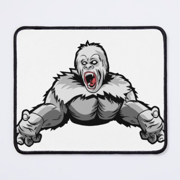 Item preview, White King Kong Giant Gorilla Powerful Beast Design designed and sold by SumeetCreativeArt.