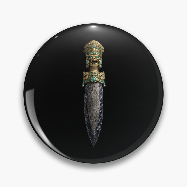 Item preview, Ancient Aztec Ritual Obsidian Dagger designed and sold by RichardLRamsey.