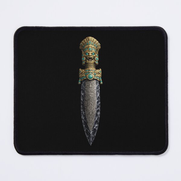 Item preview, Ancient Aztec Ritual Obsidian Dagger designed and sold by RichardLRamsey.