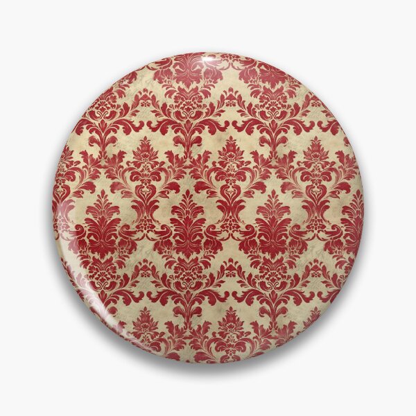 Item preview, Vintage Red Damask Pattern designed and sold by LouieVanille.