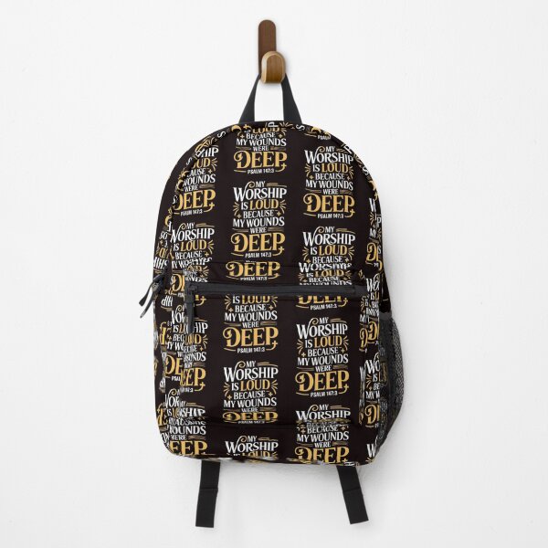Item preview, My Worship Is Loud Because My Wounds Were Deep Psalm – Christian Psalm 147:3 Religious Design designed and sold by Redgiant87x.
