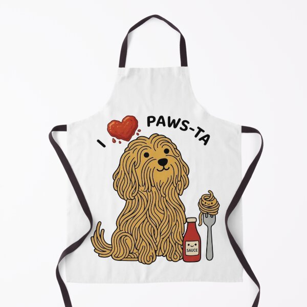 Item preview, I Love Paws-ta – Funny Dog Pasta Pun Design designed and sold by aiqdelicia.