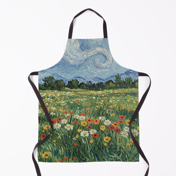 Item preview, Colorful Wildflower Field Oil Painting Landscape designed and sold by MoonPetal1.