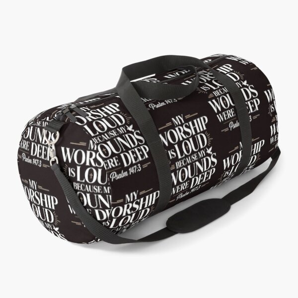 Item preview, My Worship Is Loud Because My Wounds Were Deep Psalm – Christian Bible Verse Faith Design designed and sold by Redgiant87x.