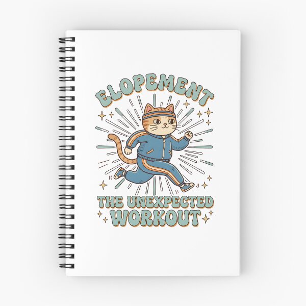 Item preview, Funny Elopement Cat Shirt, Fitness Humor Gift, Gift for Bride and Groom, Ginger Cat Lover Shirt designed and sold by SoftInk Studio.