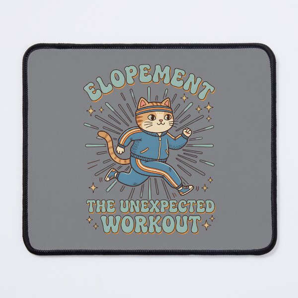 Item preview, Funny Elopement Cat Shirt, Fitness Humor Gift, Gift for Bride and Groom, Ginger Cat Lover Shirt designed and sold by SoftInk Studio.