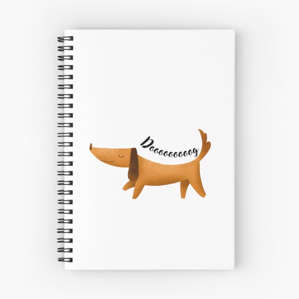 Item preview, Funny Colorful Dachshund “Doooog” Typography Design designed and sold by Pryhozha.