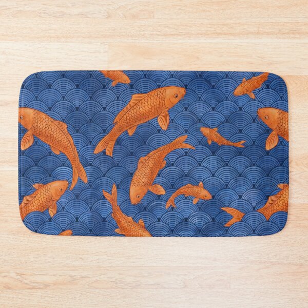Item preview, Carp In An Art Deco Ocean designed and sold by KeeganCreations.