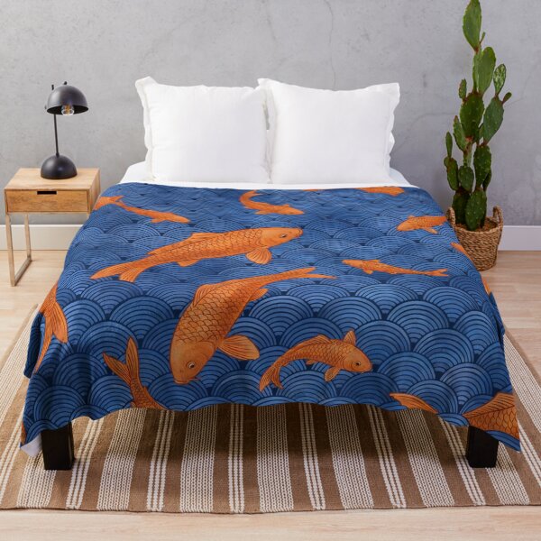 Item preview, Carp In An Art Deco Ocean designed and sold by KeeganCreations.