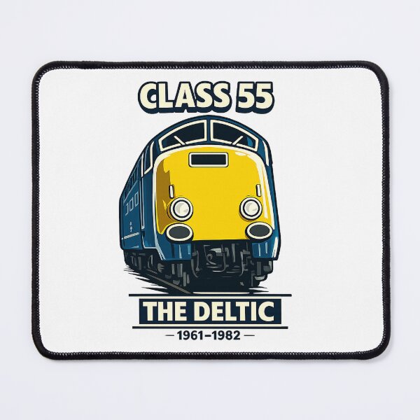 Item preview, British Rail Class 55 Deltic Retro Train – Vintage Railway Enthusiast Design designed and sold by D S DESIGNS .