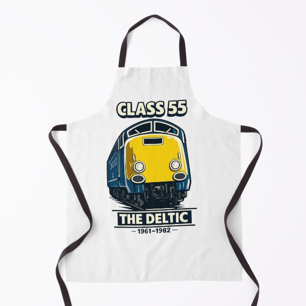 Item preview, British Rail Class 55 Deltic Retro Train – Vintage Railway Enthusiast Design designed and sold by D S DESIGNS .