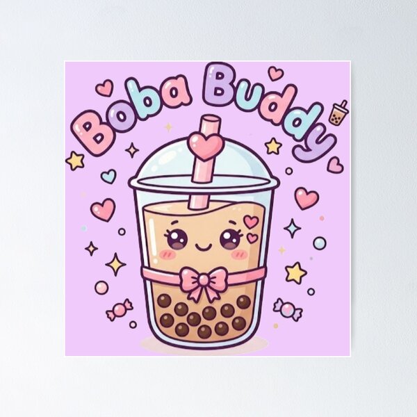 Item preview, Boba buddy  designed and sold by DoneAndDusted.
