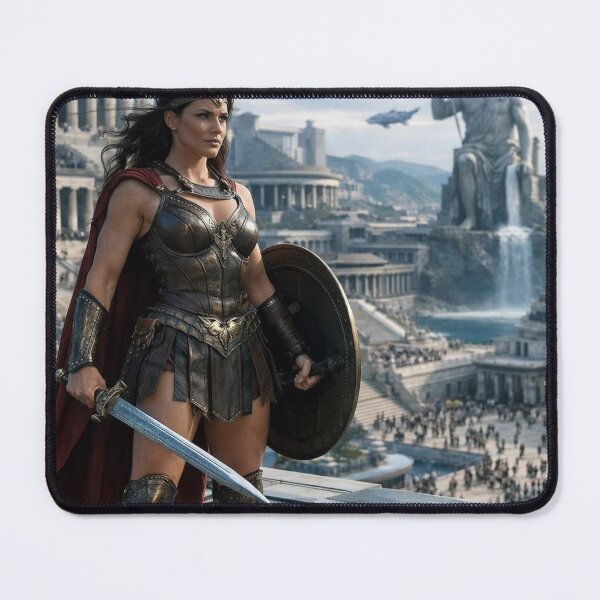 Item preview, Warrior Goddess Guardian of the Ancient City designed and sold by NiceArtsPlace.