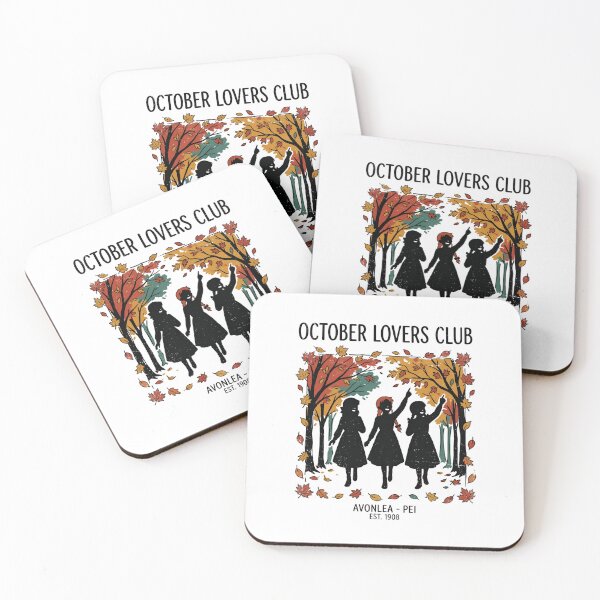 Artikelvorschau, Oktober Lovers Club Avonlea PEI Est 1908 Anne Shirley entworfen und verkauft von Fenay Designs.