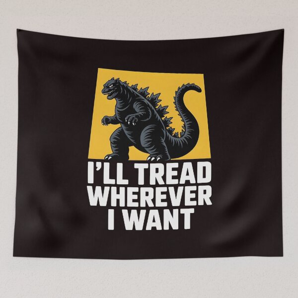 Item preview, I'll Tread Wherever I Want – Funny Cat Quote For Cat Lovers designed and sold by Redgiant87x.