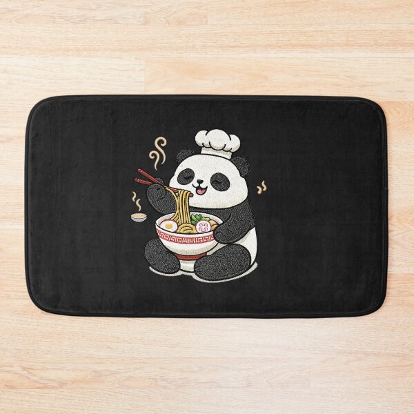 Item preview, Cute Panda Ramen Chef Embroidery Patch – Kawaii Panda Cooking Noodles – Happy Foodie Animal Design designed and sold by ColorSplash123.