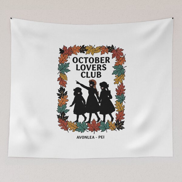 Item preview, October Lovers Club Avonlea PEI Autumn Leaves Anne Shirley designed and sold by Fenay Designs.
