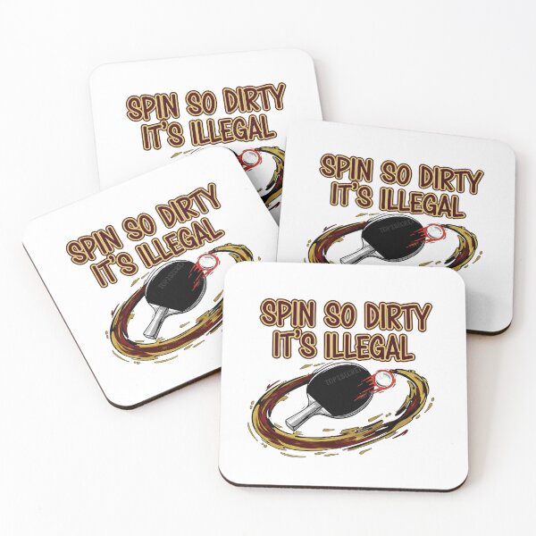 Item preview, Funny Table Tennis Spin So Dirty It’s Illegal – Pro Ping Pong T-Shirt designed and sold by OhMyPingCo.