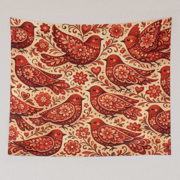 Item preview, Floral Redbird Symphony designed and sold by Sigtrix.