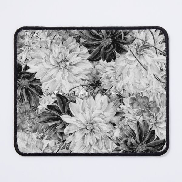 Item preview, Classic Black and White Vintage Flowers  designed and sold by PatternTitan.